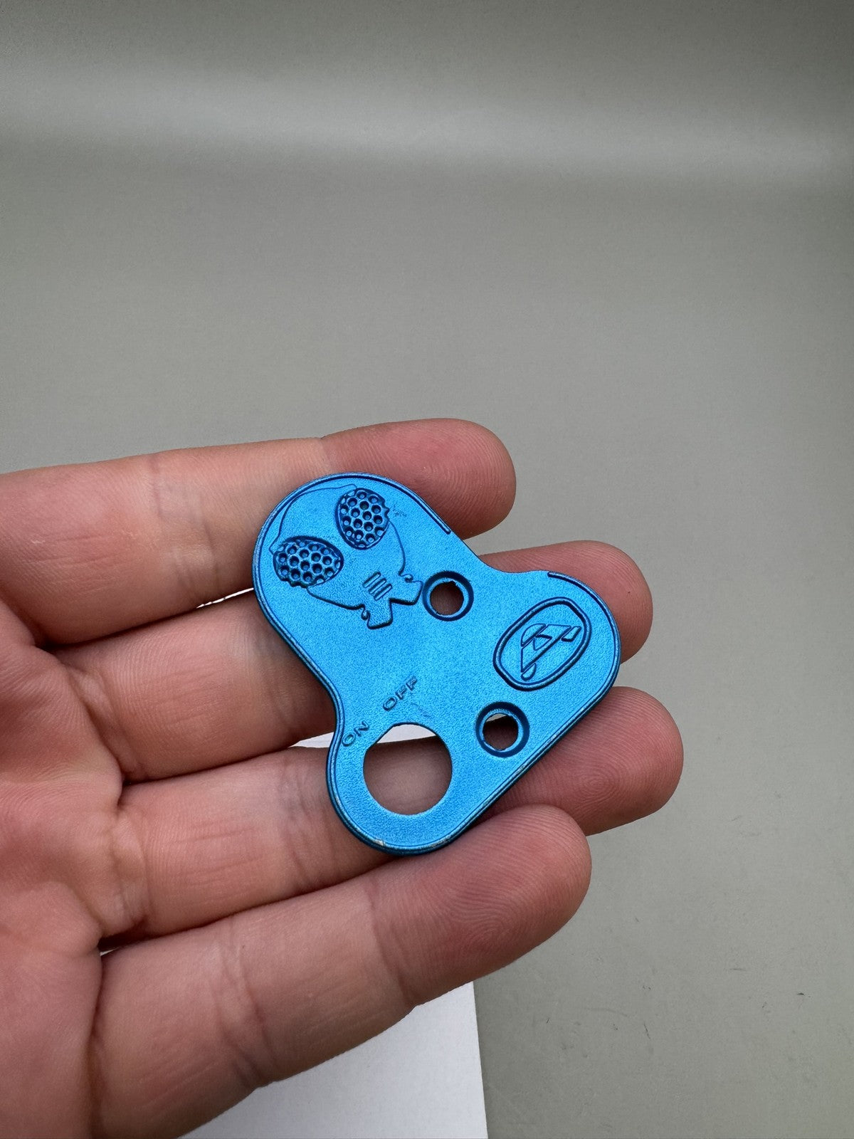 WDP Angel A4 Fly Back Plate - Blue