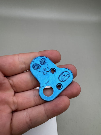 WDP Angel A4 Fly Back Plate - Blue
