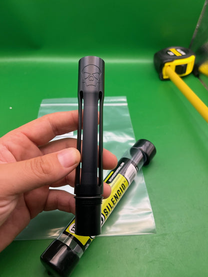 Infamous Silencio FXL Autococker Barrel Back Gloss Black