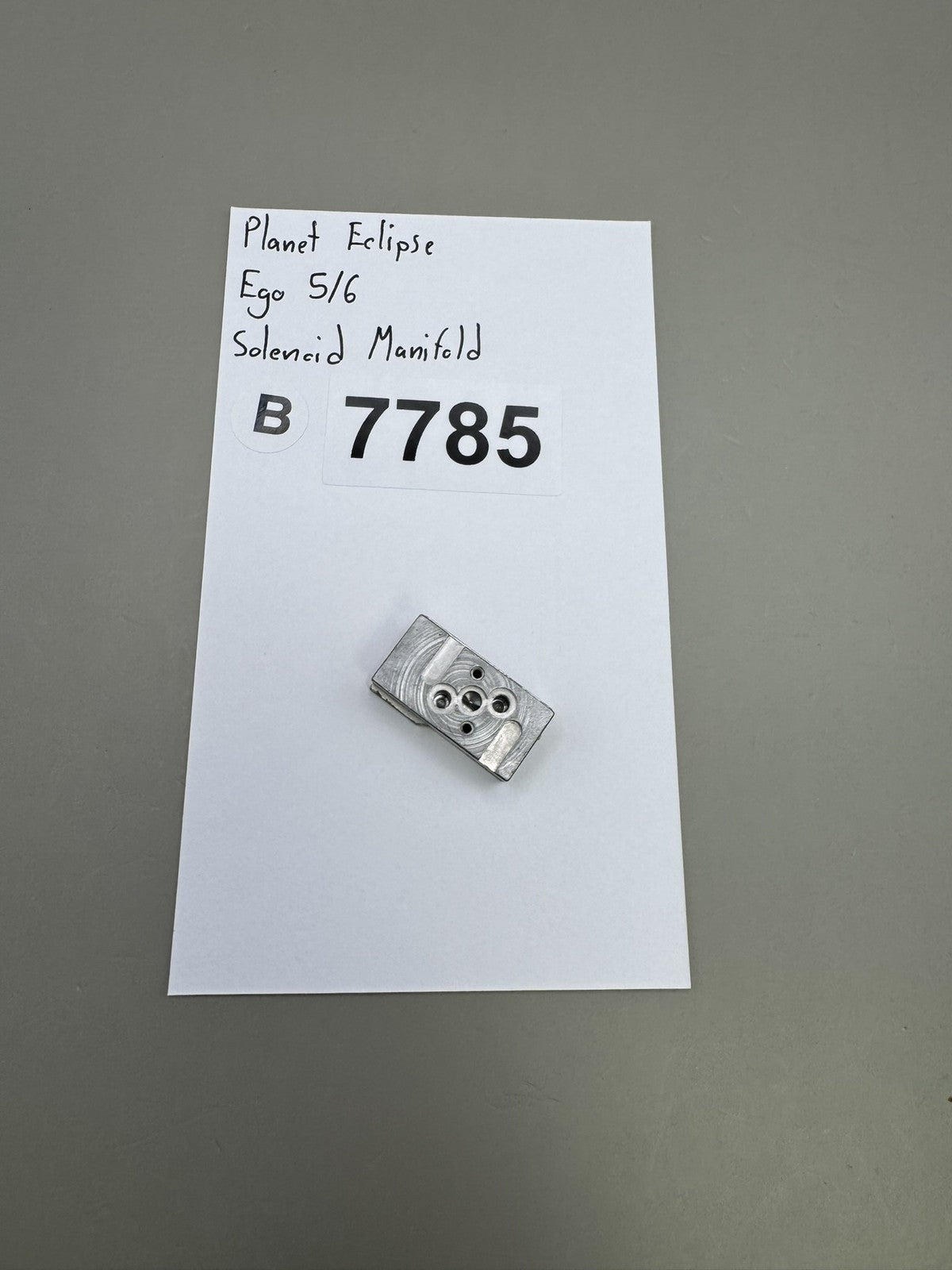 Planet Eclipse Ego 5 6 Solenoid Manifold Silver