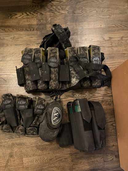 Paintball Gear - Lot Of POD Packs And Expired Tanks