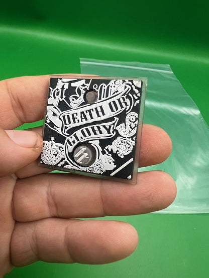 Hybrid Halo Death Or Glory Loader Side Plate Black White