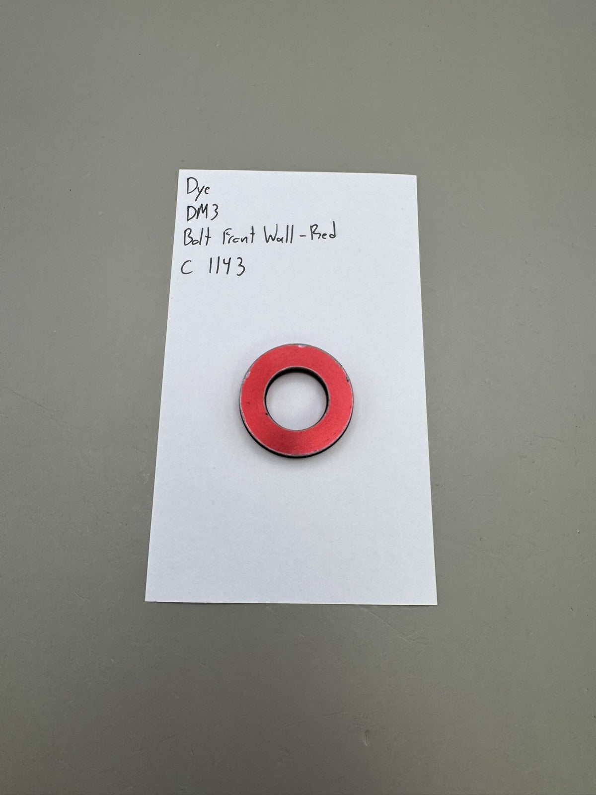 Dye DM3 Bolt Front Wall - Red