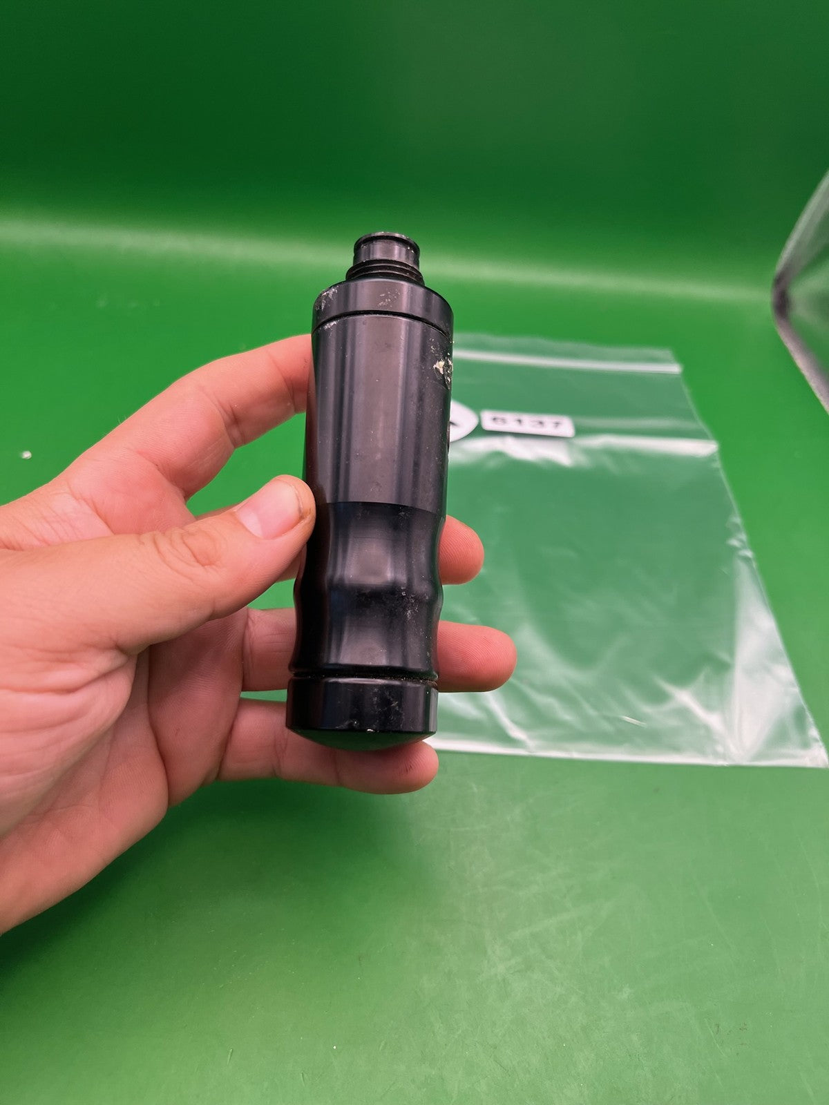 Regulator Gas Through Black - used paintball gas-through regulator / vertical adapter - black