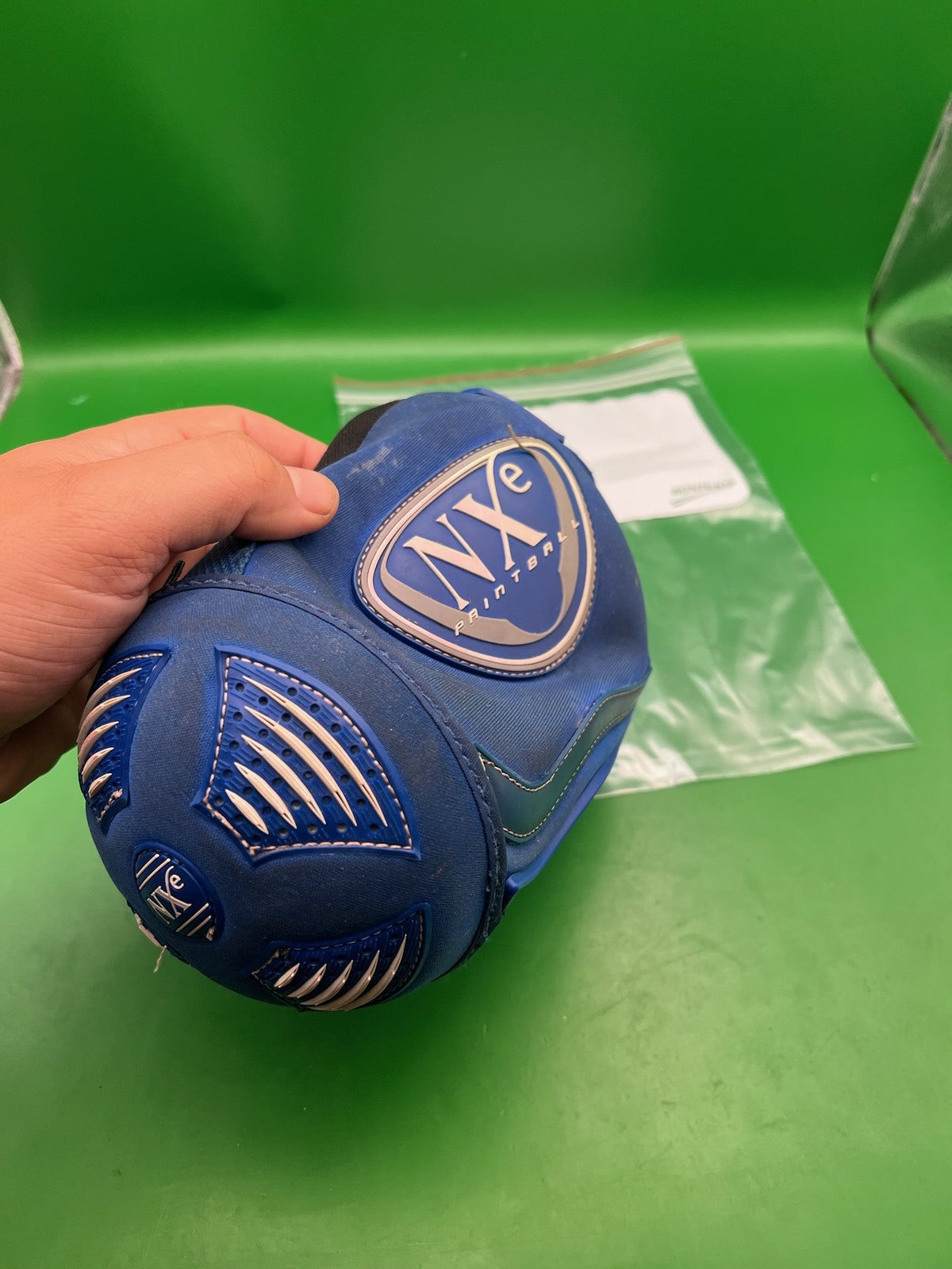 NXe Paintball Tank Cover Blue Neoprene HPA