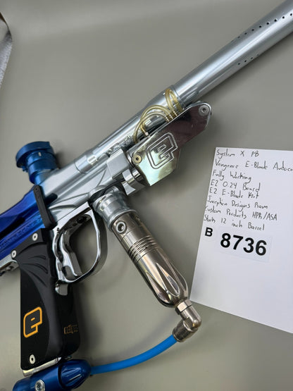 System X PB Vengeance E-Blade Autococker - Paintball Marker Fully Working