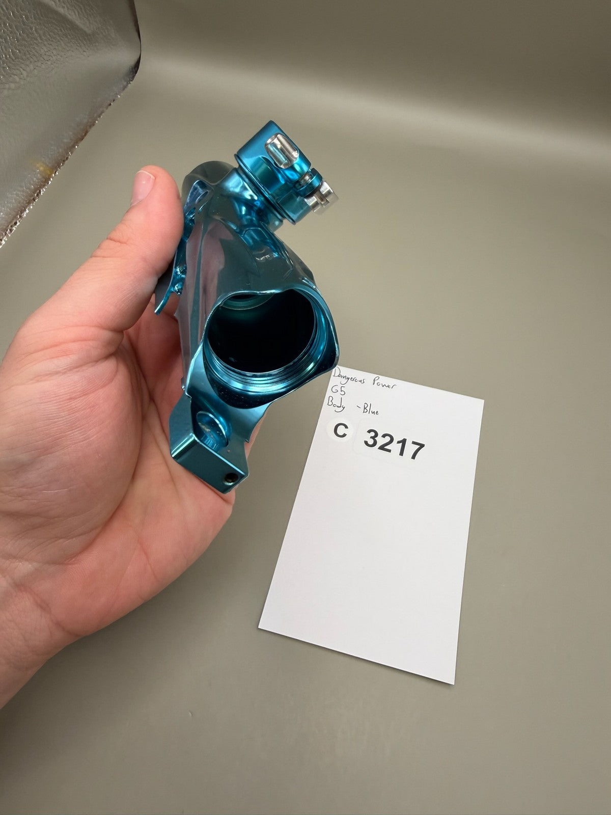 Dangerous Power G5 Body Blue Paintball Marker Part