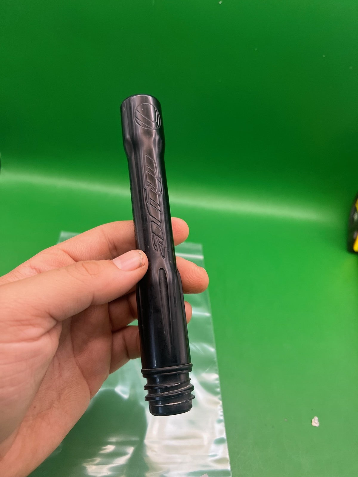 Dye Ultralite Barrel Back Tippmann 98 8" .696 Black - used paintball barrel back - black