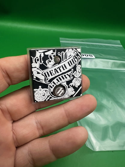 Hybrid Halo Death Or Glory Loader Plate Black White Limited Edition