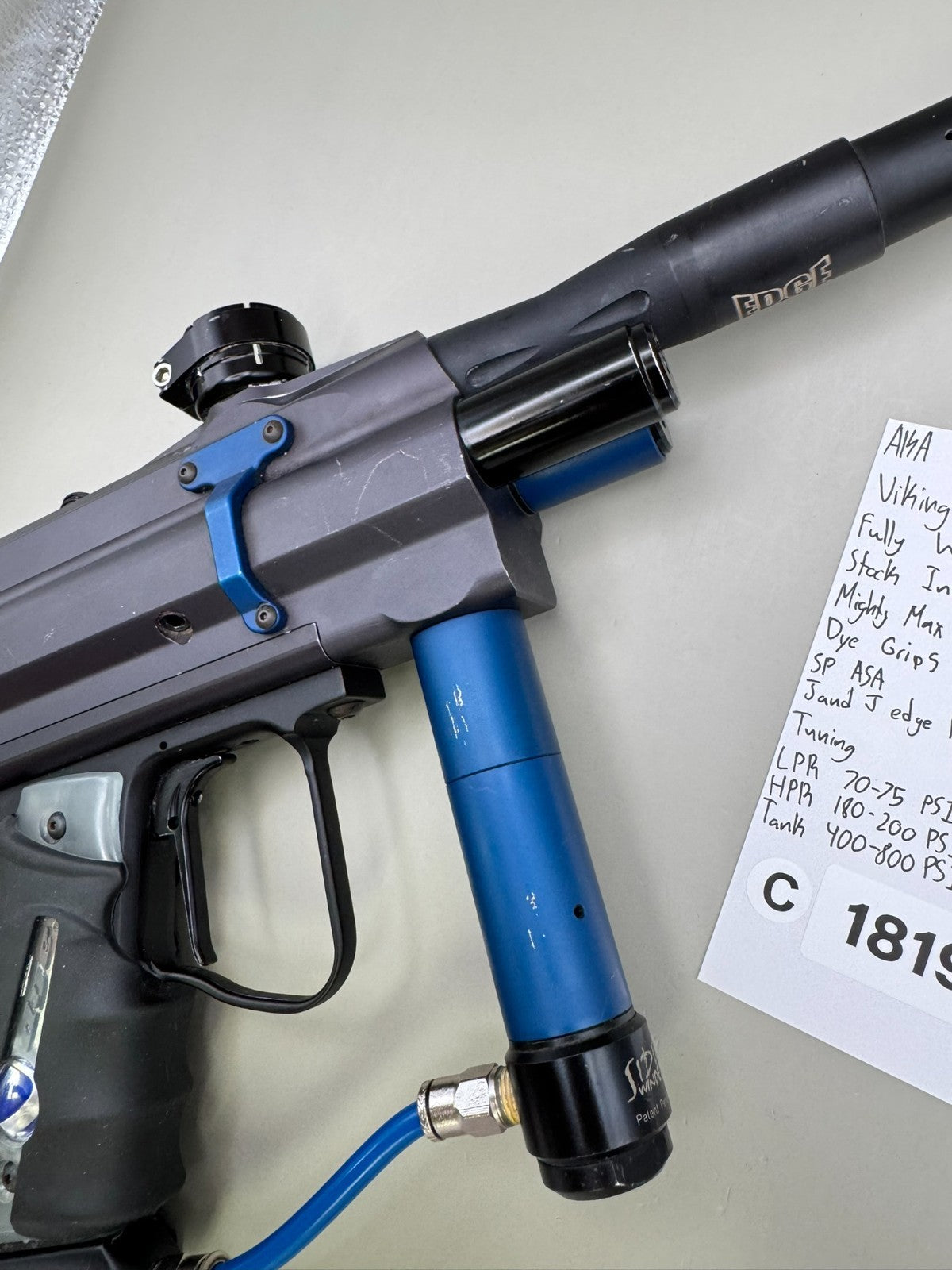 AKA LMP PB Viking - Black/Blue - Paintball Marker Fully Working