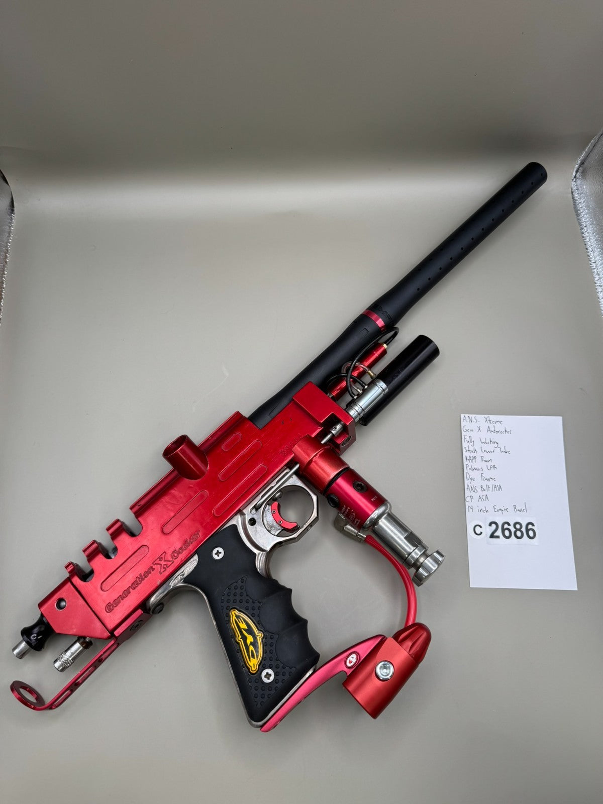 A.N.S Xtreme Gen X Autococker - Paintball Marker Fully Working