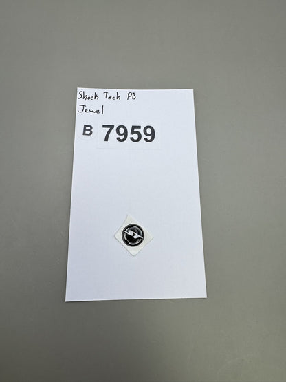 ShockTech Paintball Body Jewel Sticker Black Silver