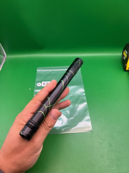 Dye Ultralite UL 14" Front Barrel Tip Black Green Splash GEO EGO LUXE Shocker