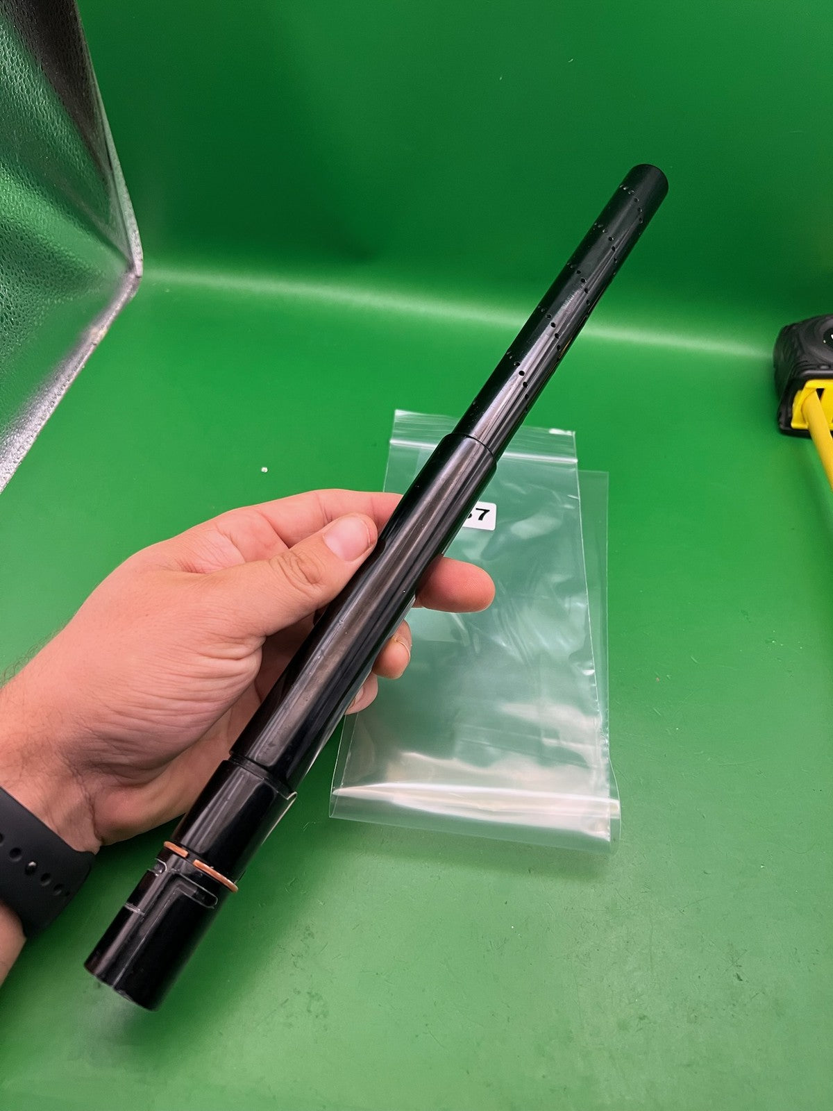 Smart Parts Tear Drop 16 inch Paintball Barrel Black 0.696 16in