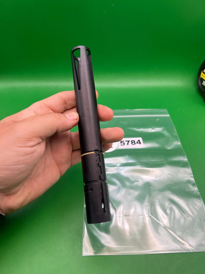 Crown Tip Automag Barrel 12" .689 Black - used paintball barrel - black