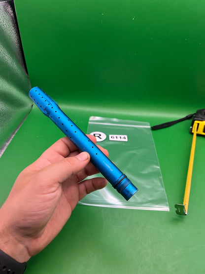 Blue Freak Tip - used paintball barrel tip - blue anno
