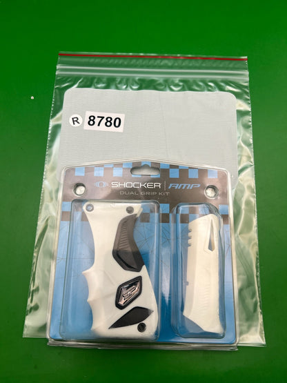 Smart Parts Shocker AMP Dual Grip Kit White Black Trigger Frame Vertical Reg