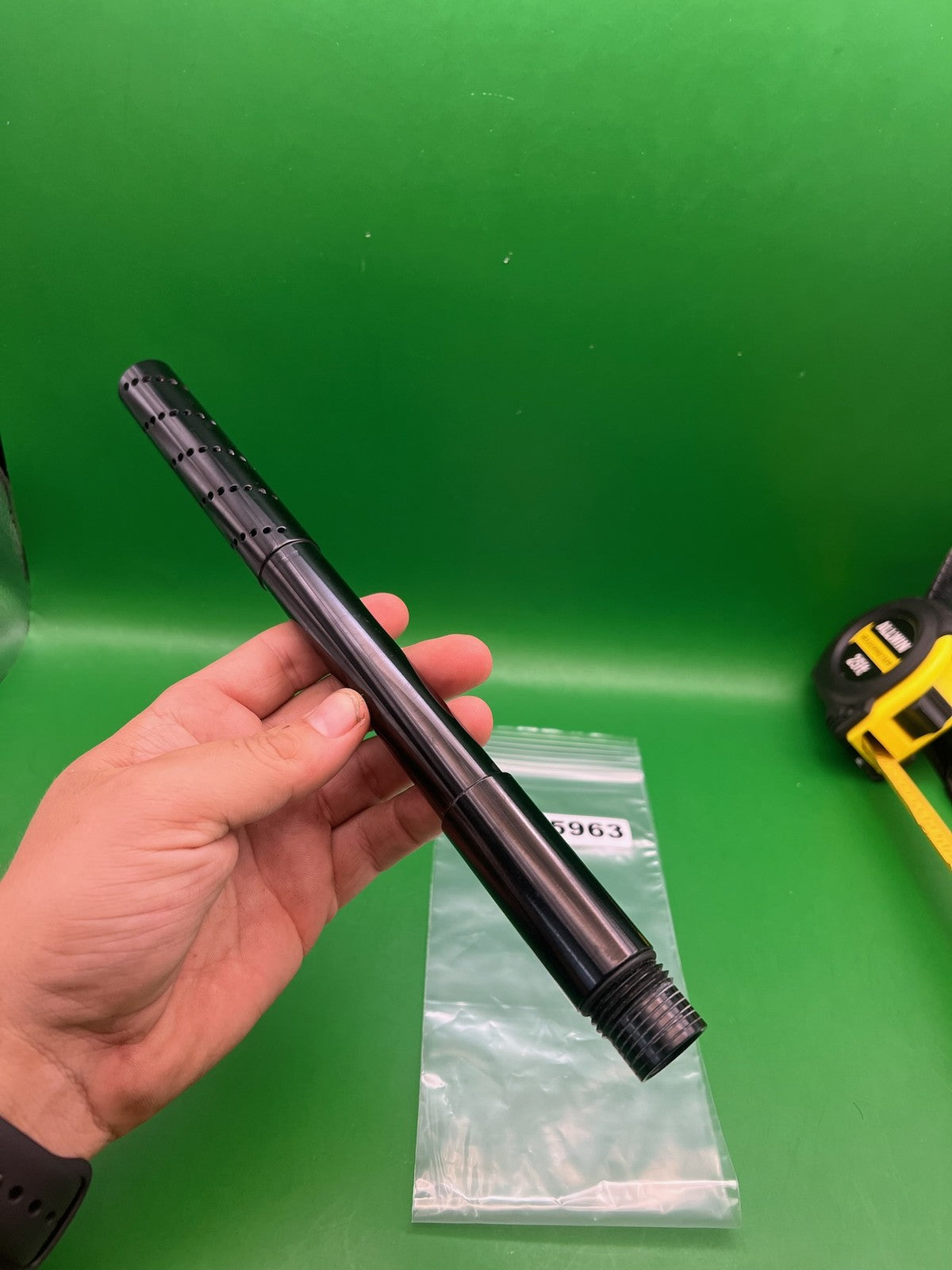 Ion Luxe SP Barrel 12" Black - used paintball barrel - black