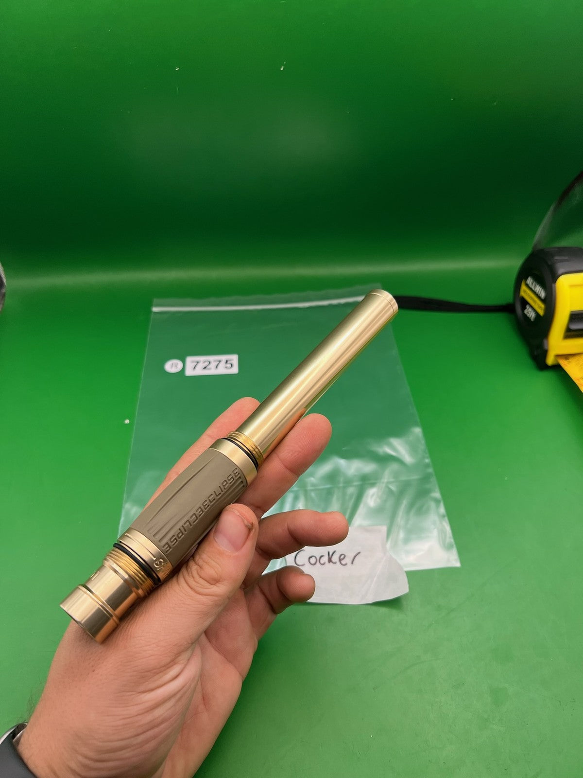 Planet Eclipse Shaft FL Barrel Back Gold .677 Bore Autococker Thread