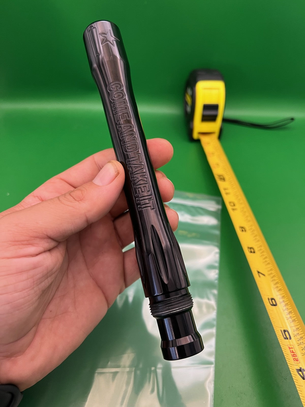 Dye UL Barrel Back Gloss Black .684 Bore AC Autococker Thread ~8in