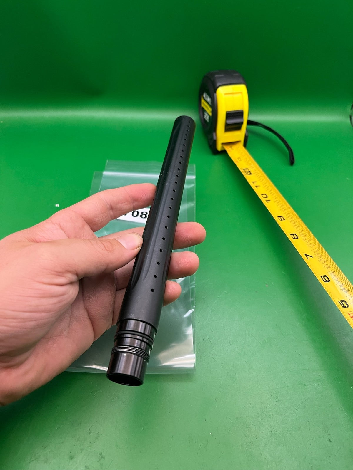 DLX Freak XL Paintball Barrel Tip Black 10in