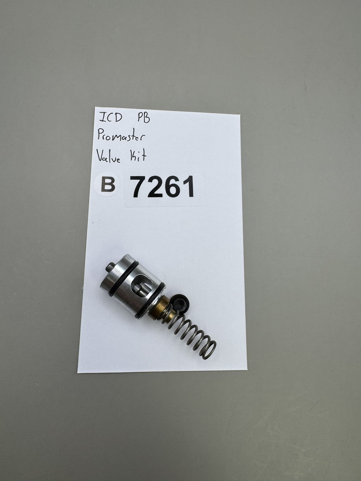 ICD Promaster Valve Kit Silver