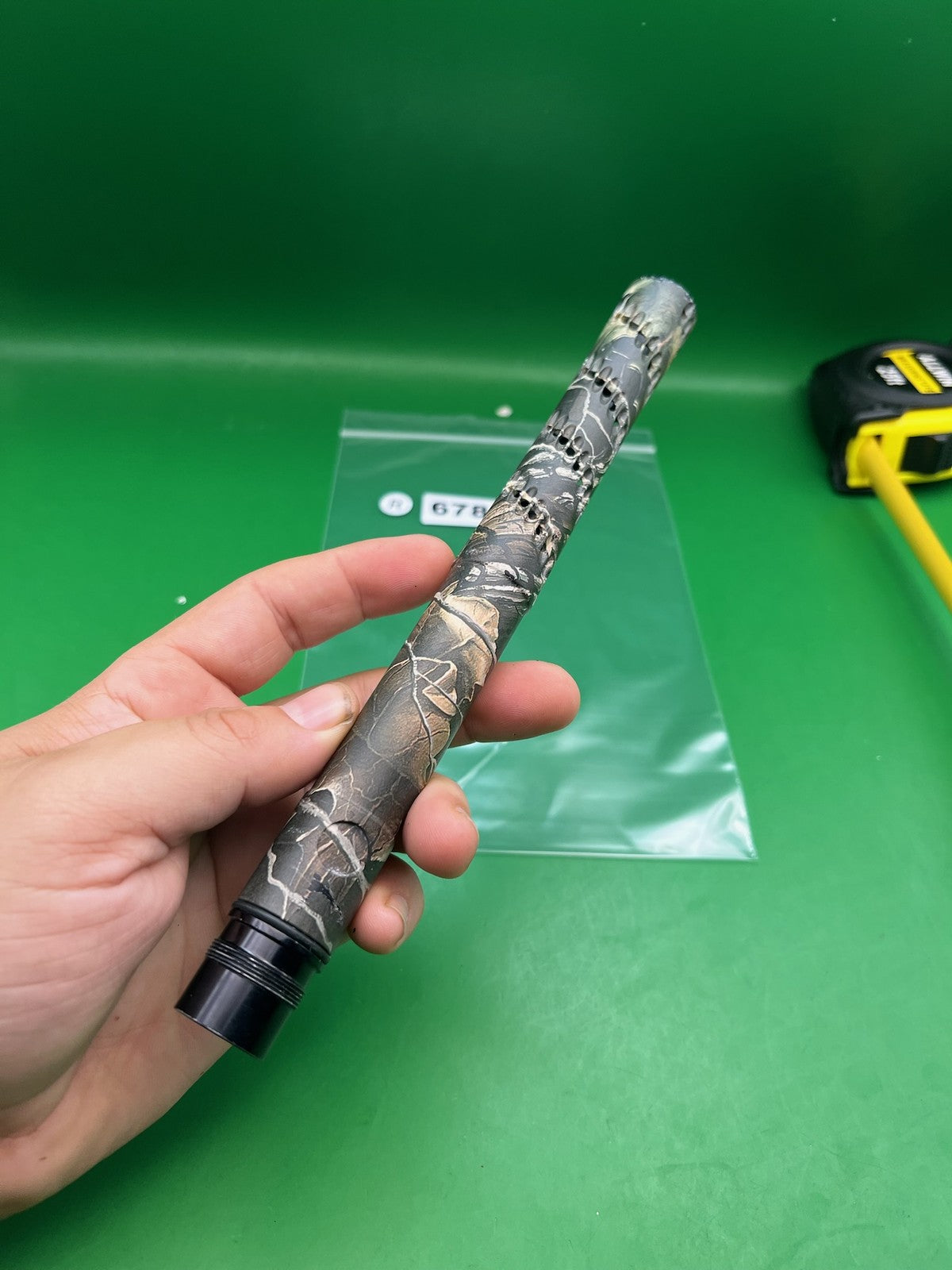 Camo Paintball Barrel Tip Ported Realtree Camo Wrap Freak Tip - used paintball barrel tip - realtree camo