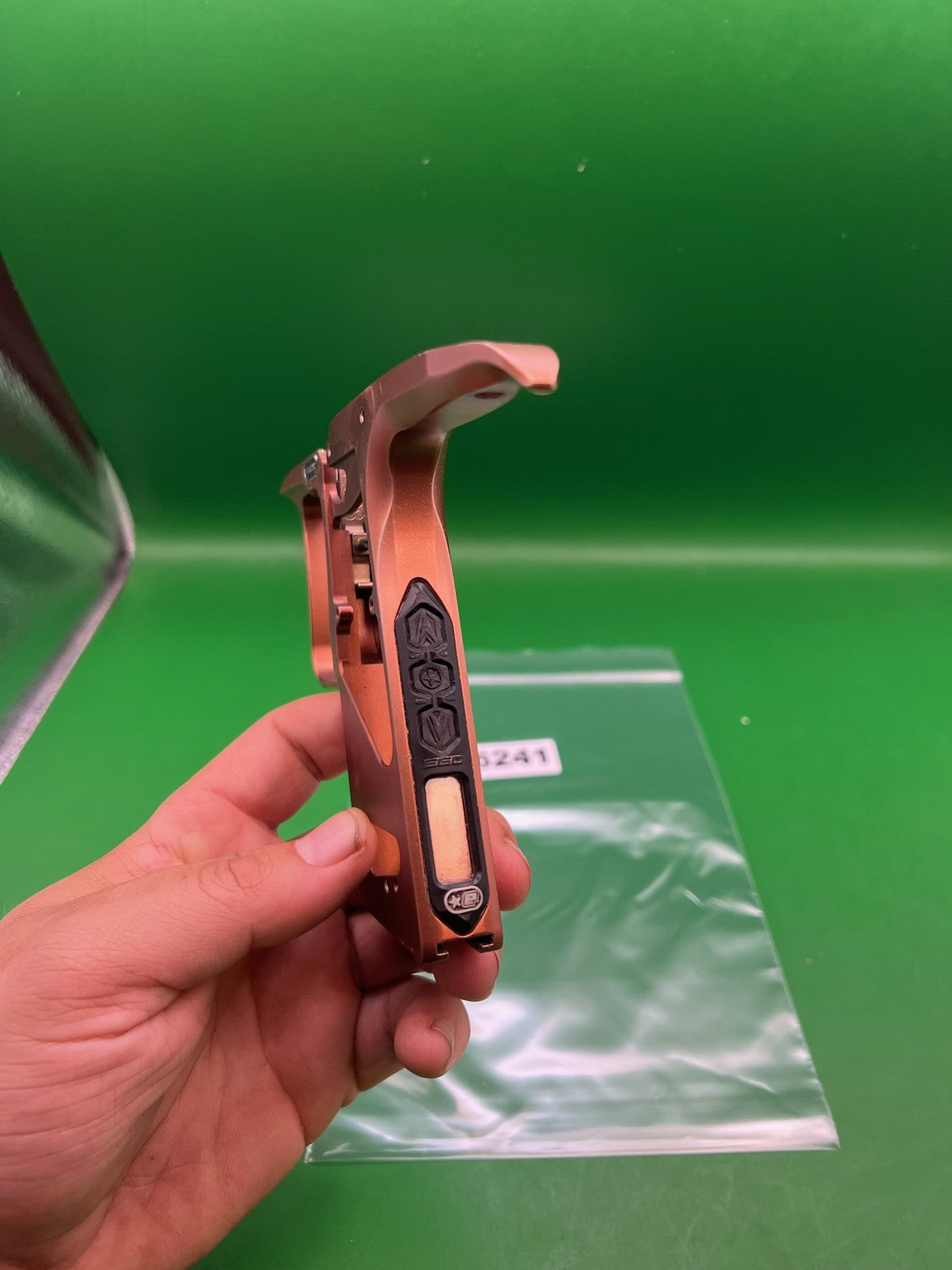 Planet Eclipse Ego Frame - used paintball trigger frame - copper anno