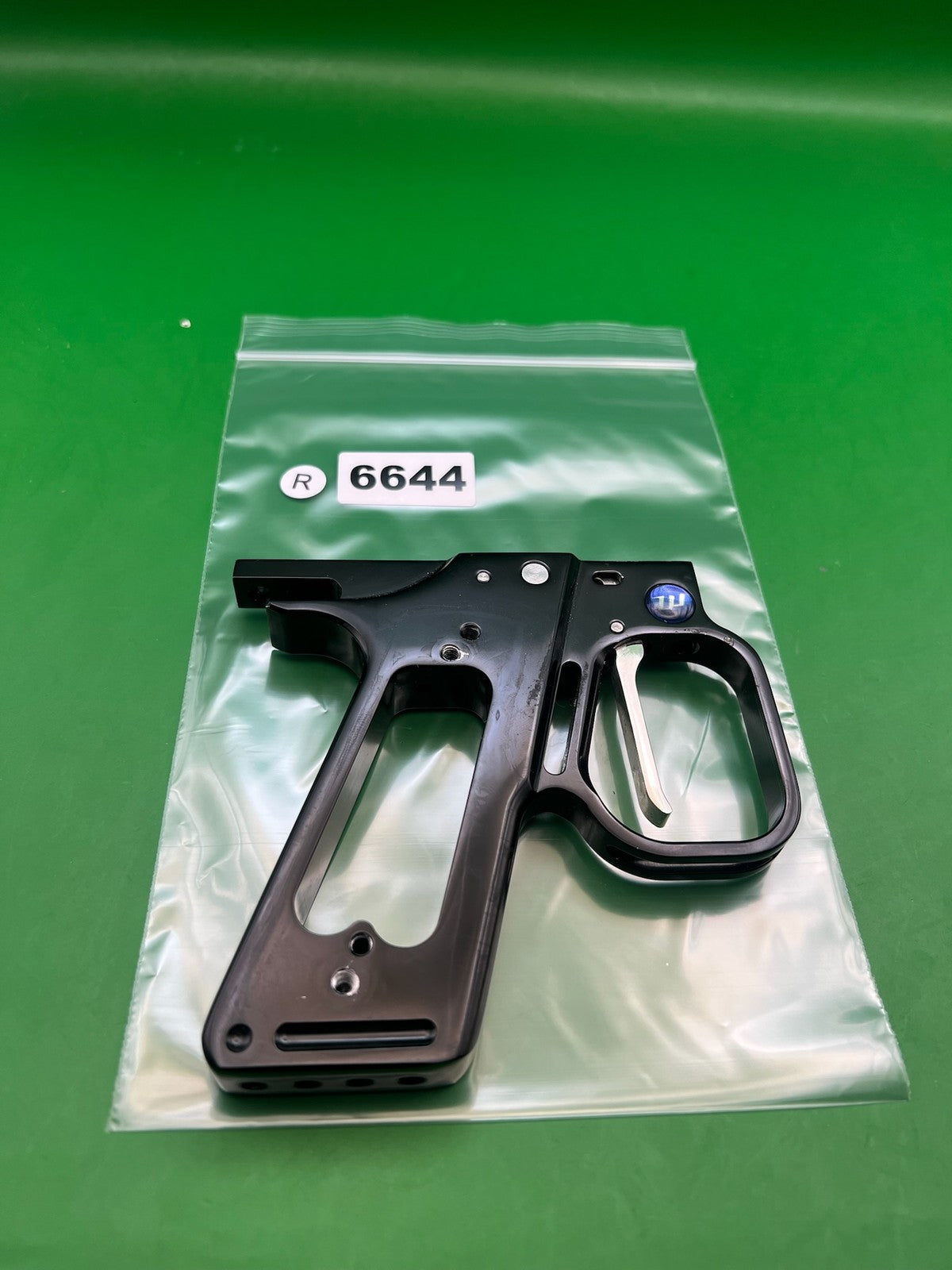 Autococker Hinge Frame - used paintball grip frame - black