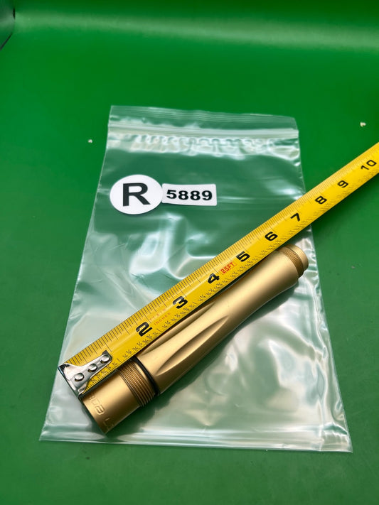 Bob Long  Piece barrel Back Autococker Thread .689 Gold