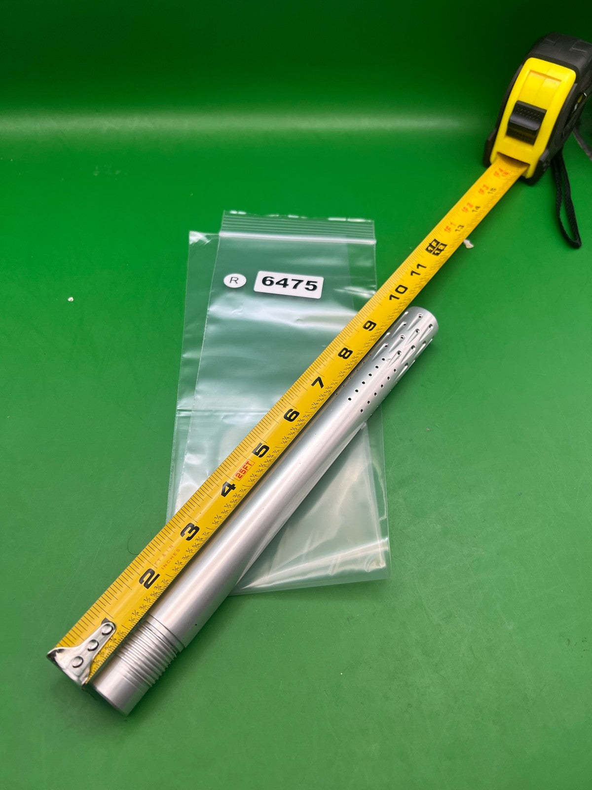 WGP Autococker Clear Tip - used paintball barrel tip - silver