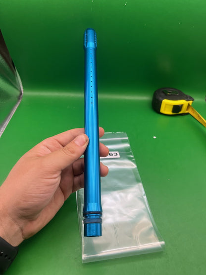 Blue Empire Barrel Tip - used paintball barrel tip - blue anno