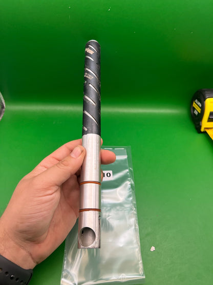 Adjustable Port AGD Barrel .688 Bore - used paintball barrel - black/silver