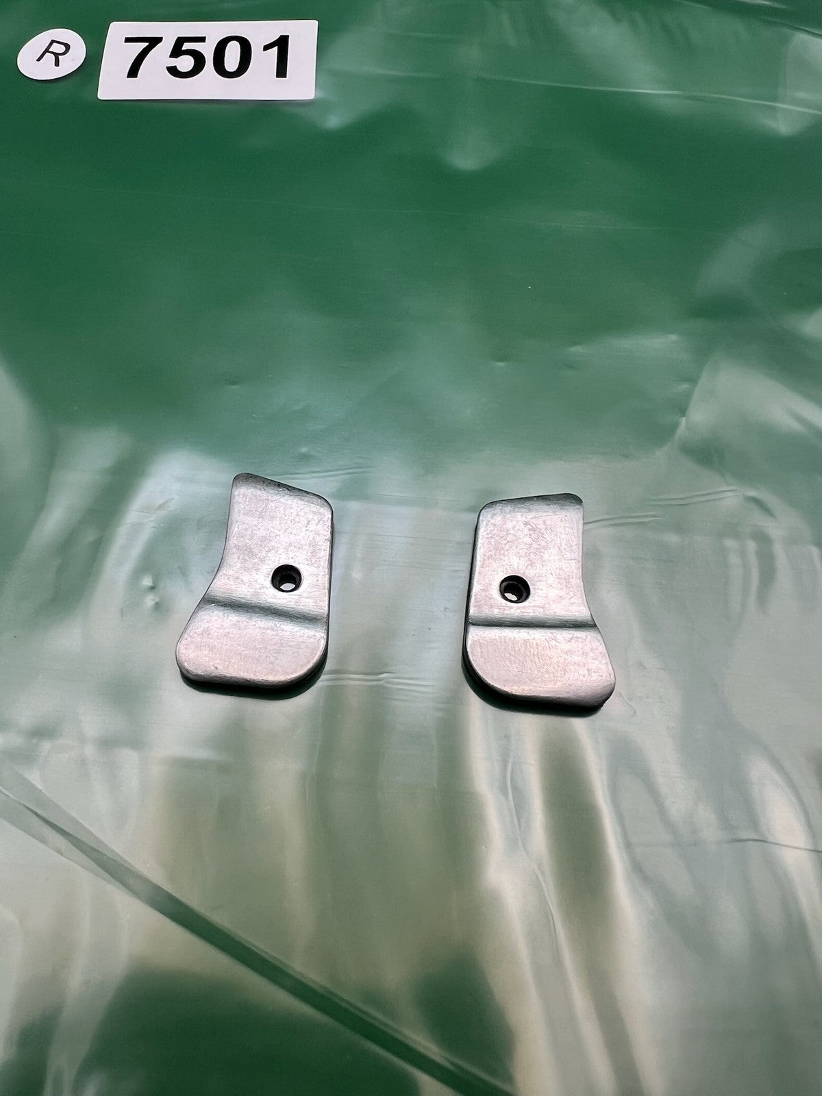 Bob Long G6R Intimidator Eye Covers Silver & Black Pair