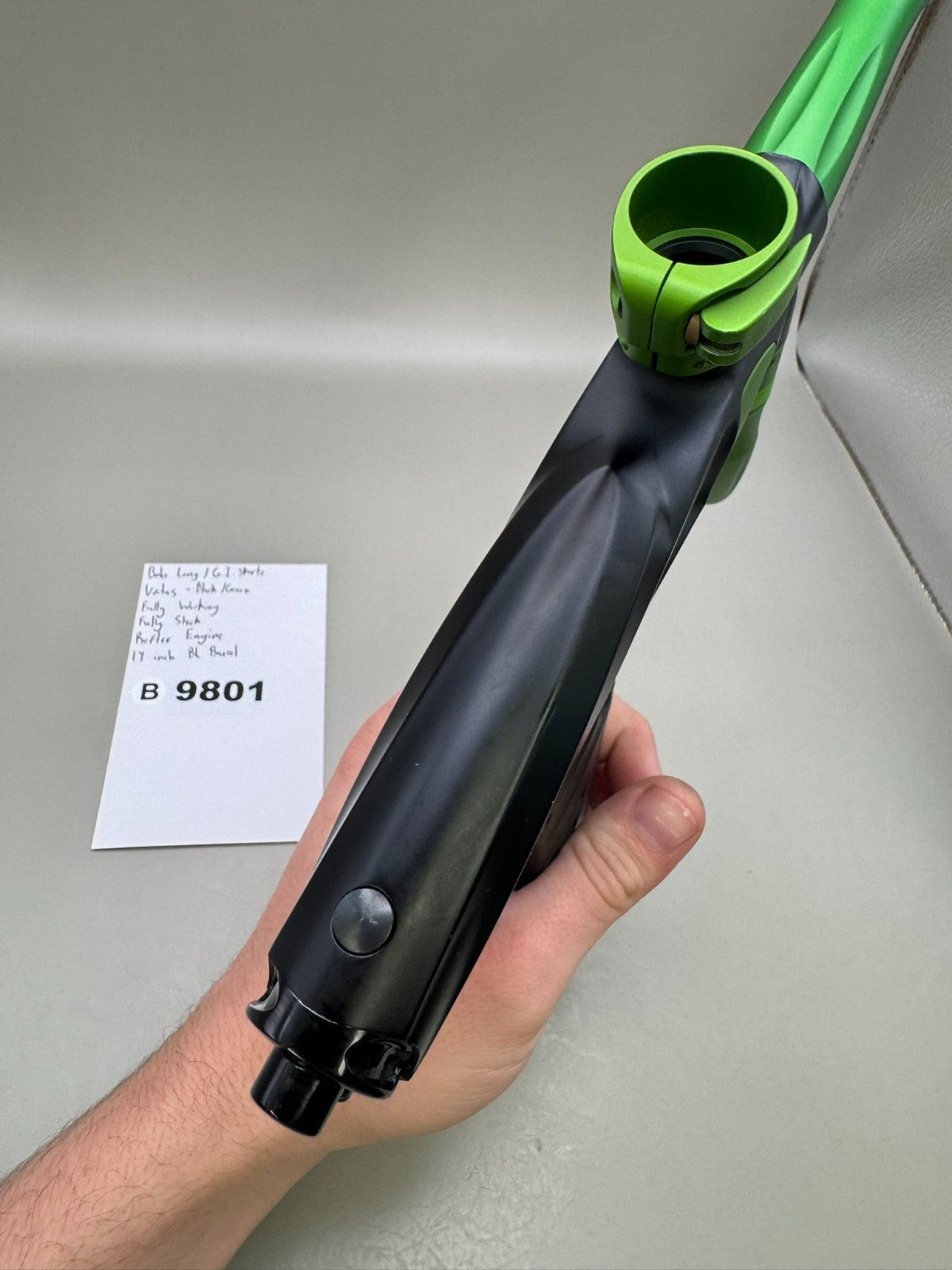 Bob Long / G.I Sportz Victus - Black/Green - Paintball Marker Fully Working