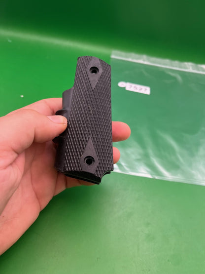 Smart Parts 1911 45 Style Grip Panels Black Rubber Paintball Marker Grips