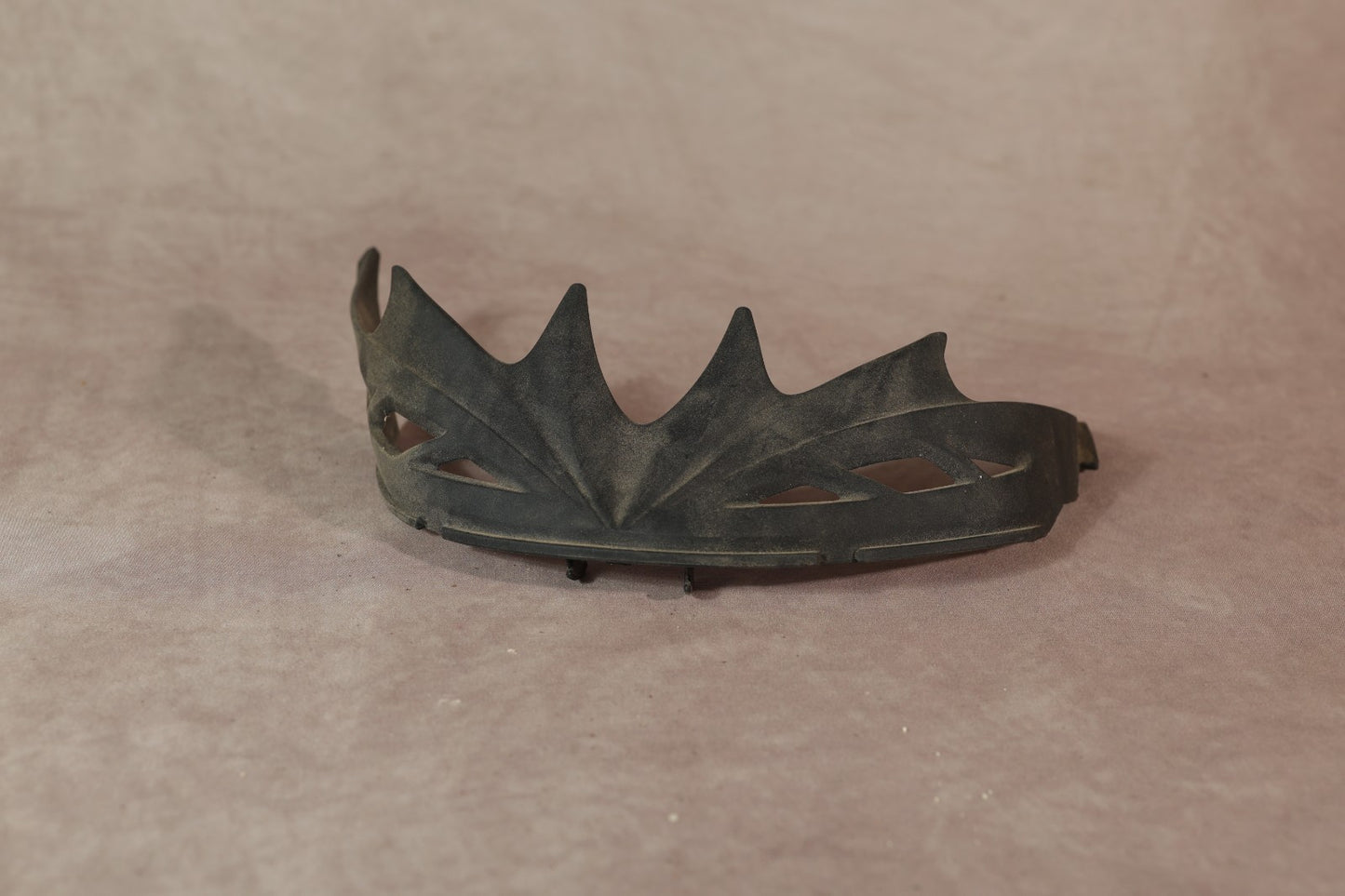 Visors Black Spiked Gothic Style Pair of 2