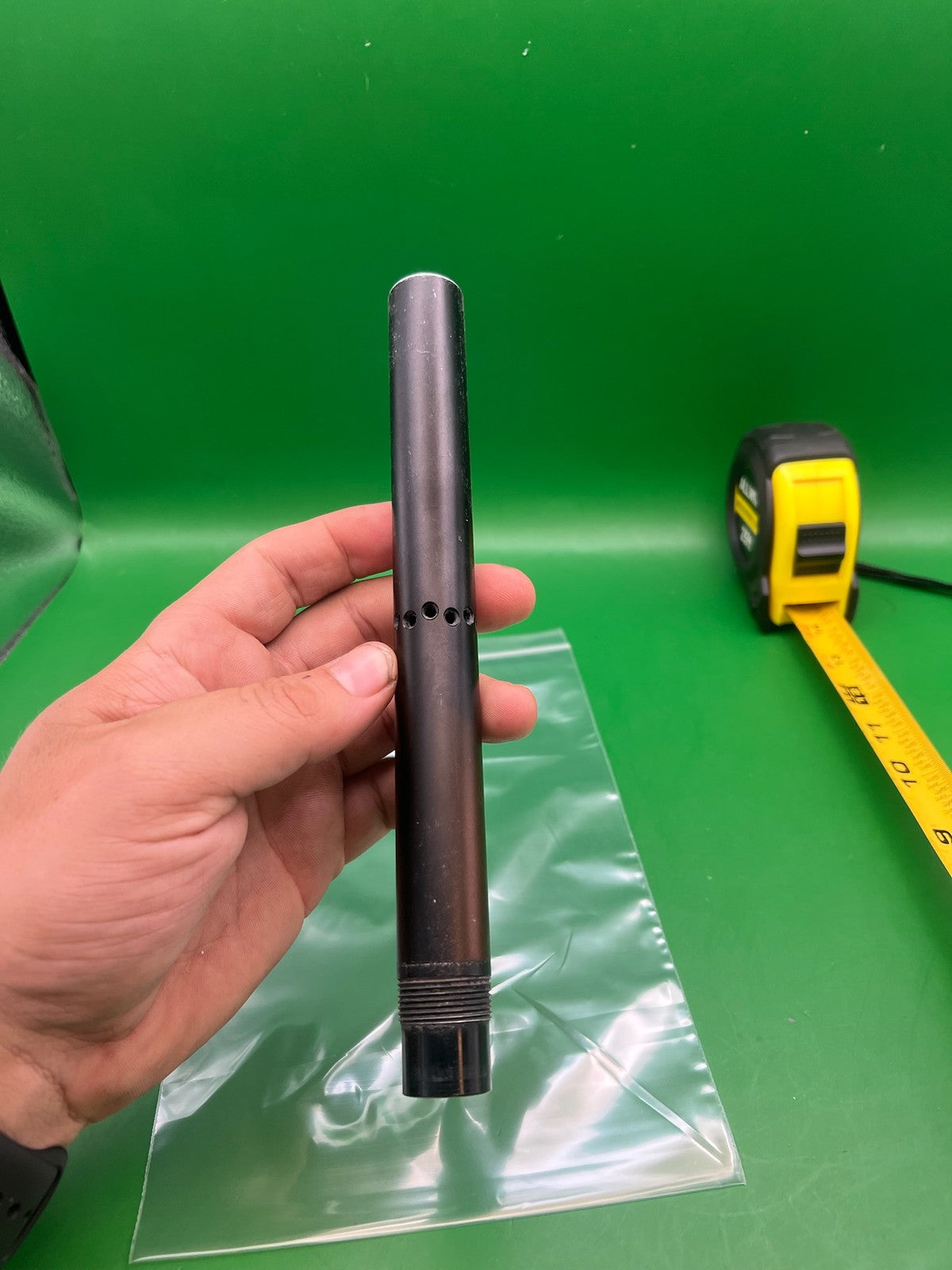 Stock A-5 Barrel - used paintball barrel - black/bronze fade