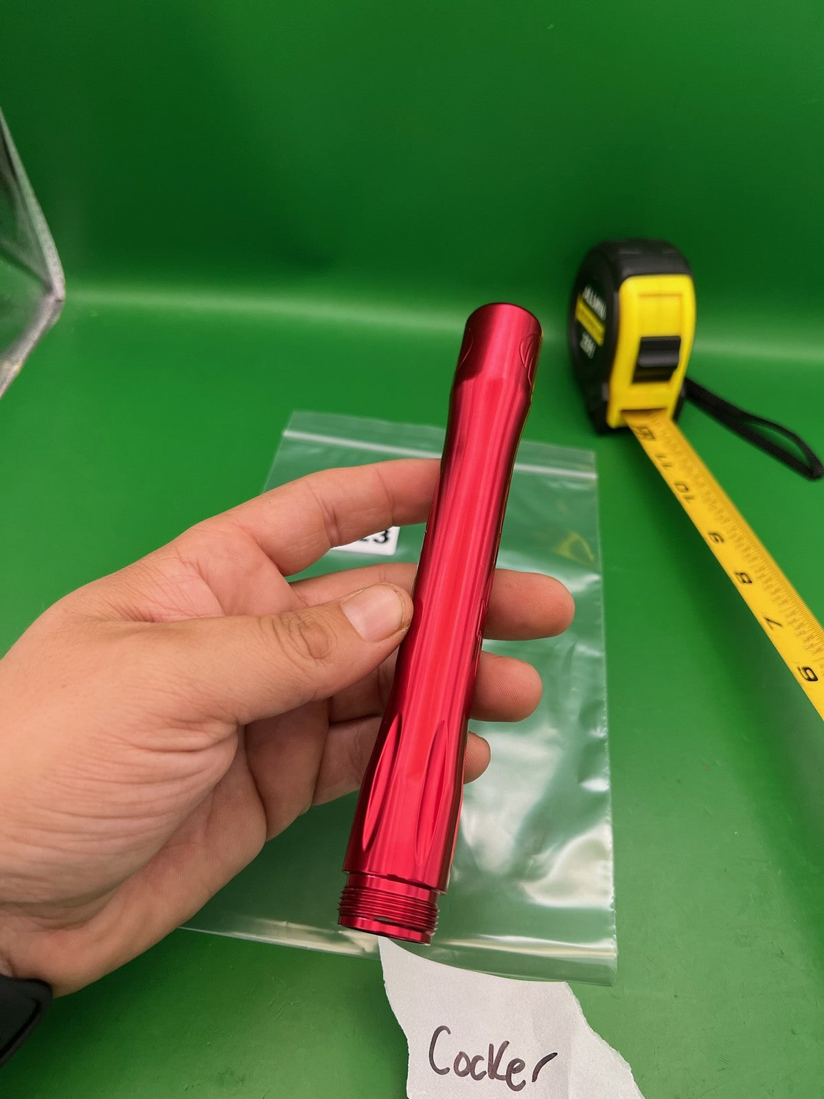 Dye UL-I Paintball Barrel Back Red AC Thread