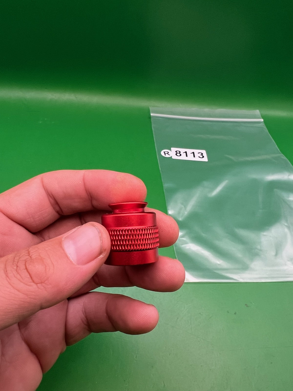 Thread Protector Aluminum Red