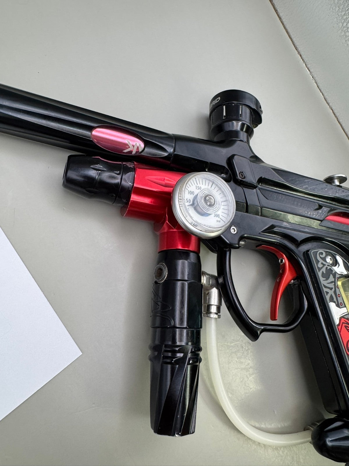 Bob Long 2k5 Lasoya Intimidator - Black/Red - Paintball Marker Fully Working