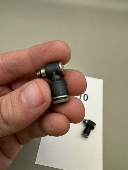 Smart Parts Ion Elbow Fitting 90 Degree Push Black Set of 2