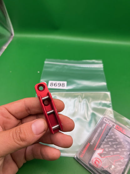 Critical PB ASA Rail Red Aluminum Paintball Marker Accessory