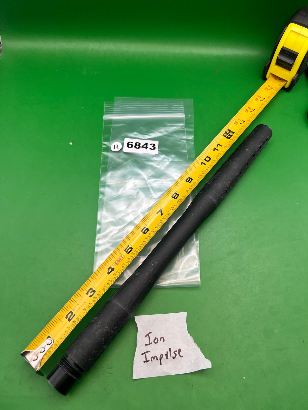 Smart Parts Ion Impulse Barrel Back Black 12in .690