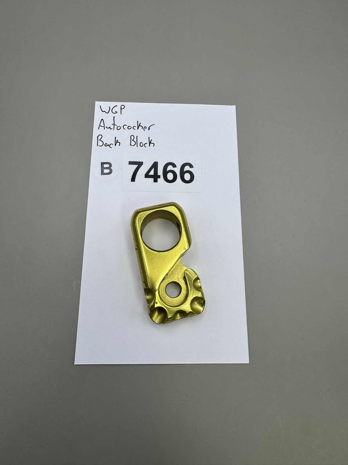 WGP Autococker Back Block Gold