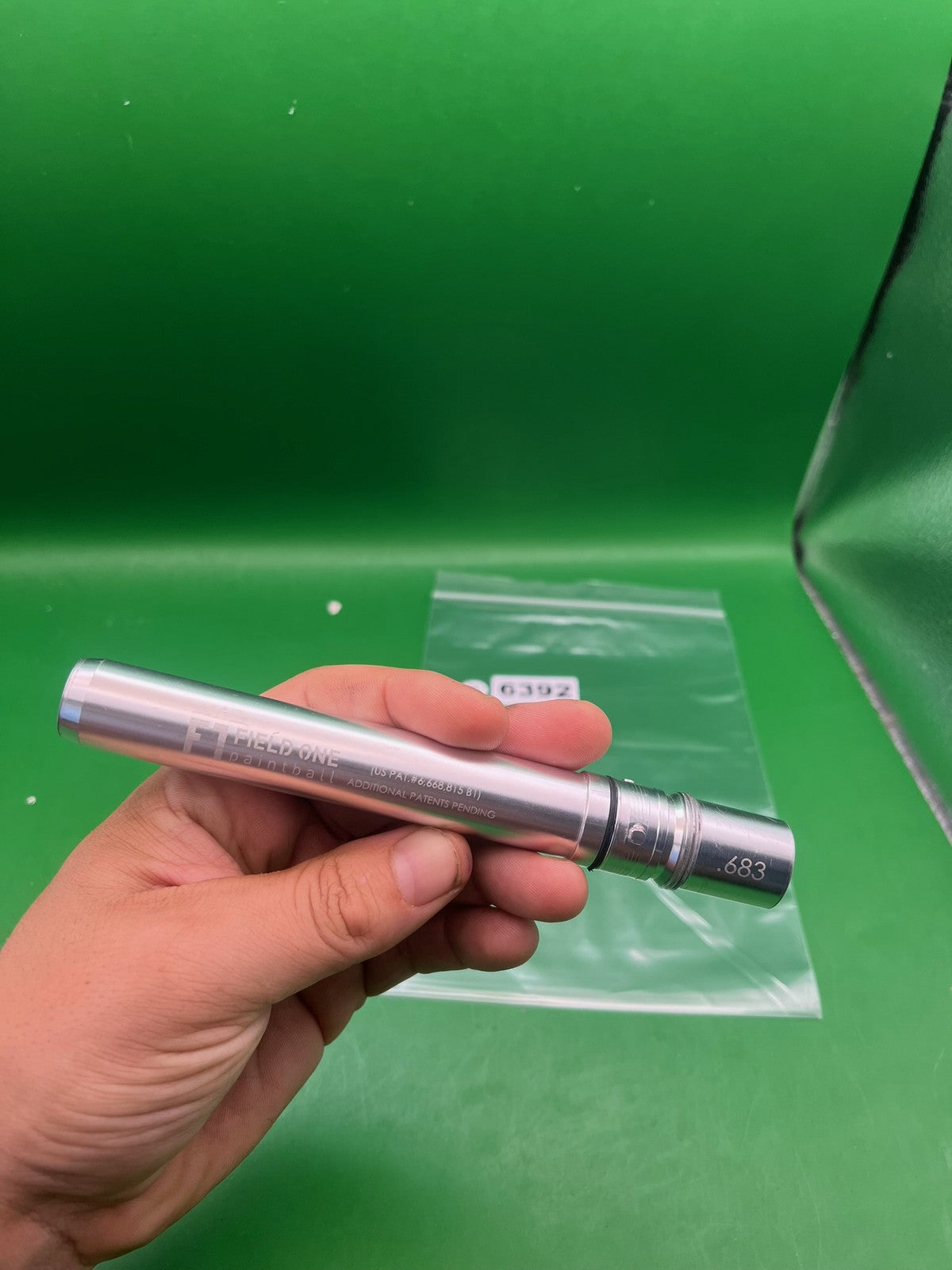 Field One Paintball Barrel Insert .683 Silver