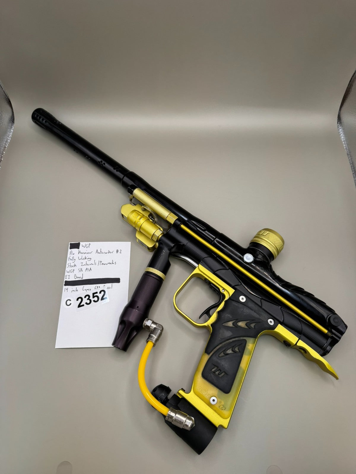 WGP Pro Karnivor #2 - Paintball Marker Fully Working