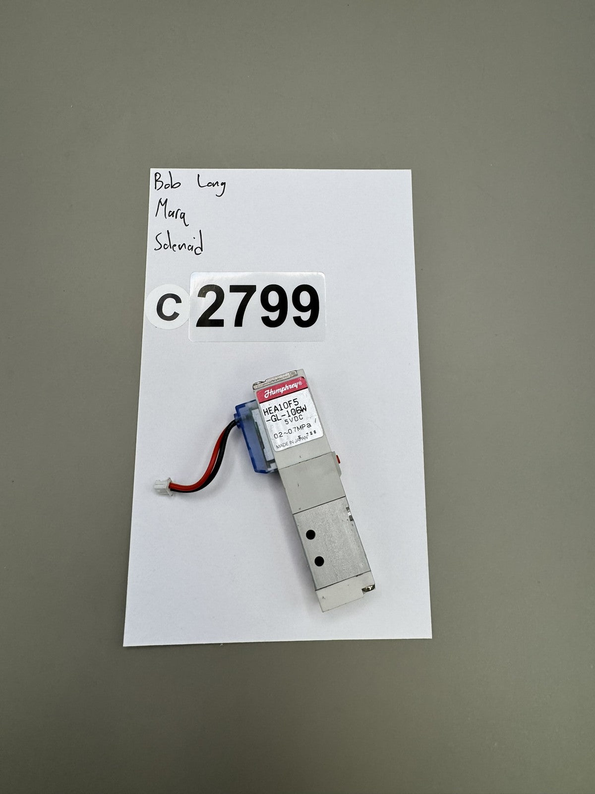 Bob Long Marq Solenoid