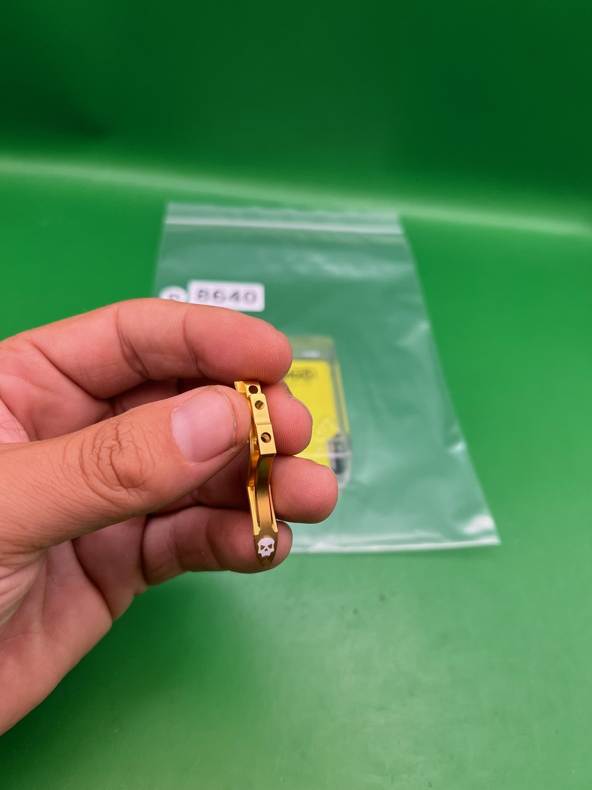 Infamous Deuce 1R DNA Trigger Gold Fits LV2 Geo4 CS1 CS1.5 180R 170R CSR CSPro