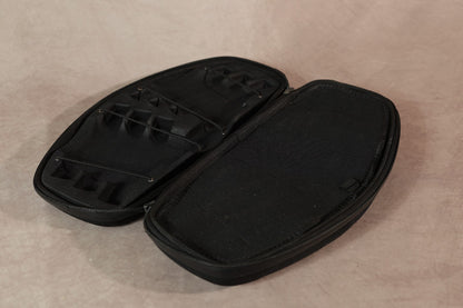 Freak Paintball Barrel Kit Hard Carrying Case Black Lot of 2 Storage Zipper
